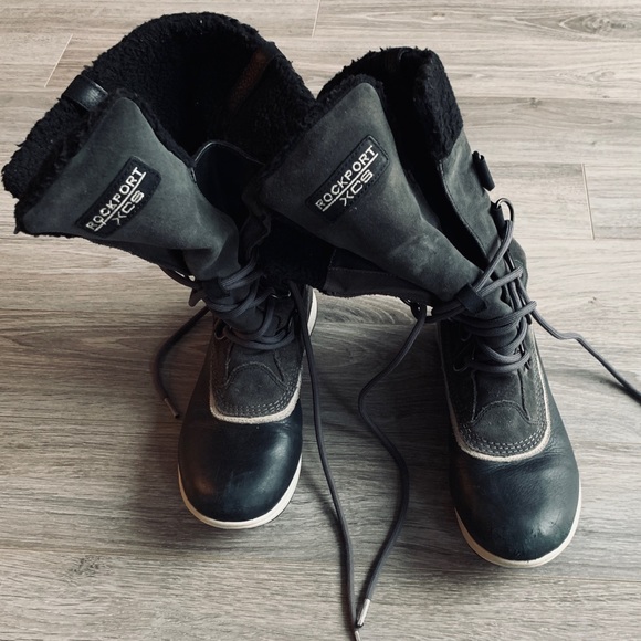Rockport Waterproof XCS Britt High Boot Sz 6.5 Black/gray - Picture 9 of 10